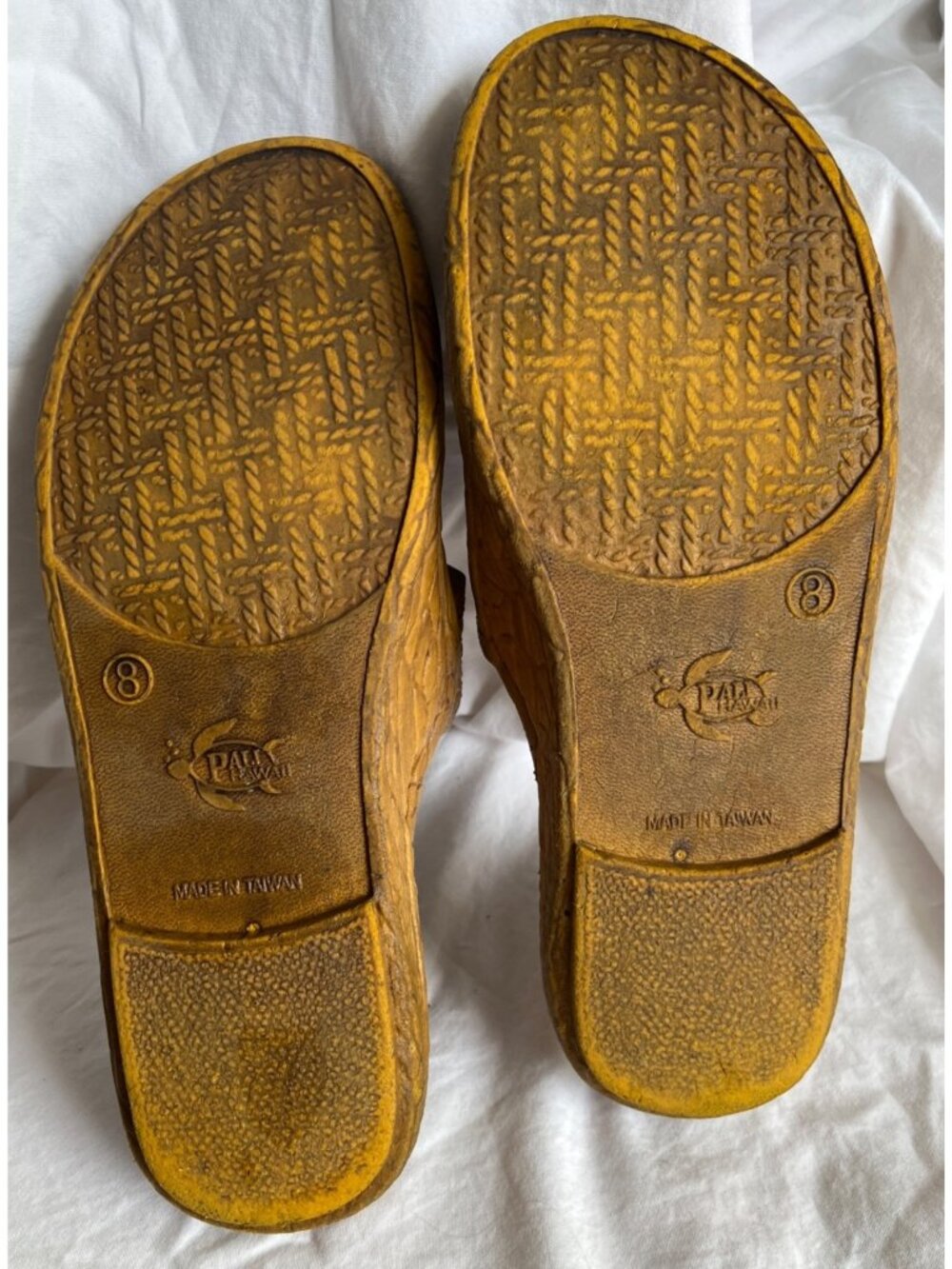 Pali Hawaii Sandals Slides Rubber Textured Coastal Hippie Festival Unisex Wom 8 - Picture 6 of 9